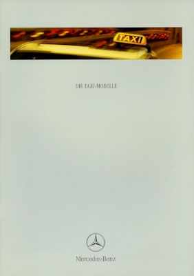 Mercedes-Benz Taxi Programm 1999