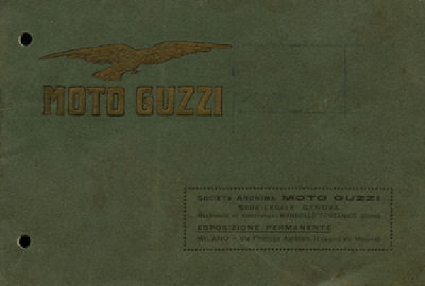 Moto Guzzi 500 ccm 3,5-5 PS Prospekt 1924