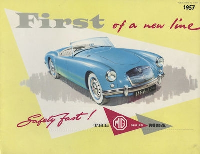 MG A brochure 9.1956