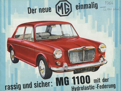 MG 1100 brochure 1962