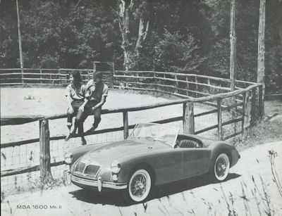 MG A 1600 Mark II brochure 7.1961