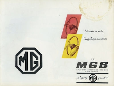 MG B brochure ca. 1963