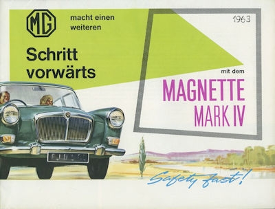 MG Magnette Mark IV brochure 7.1963