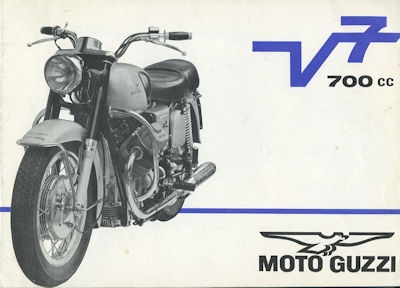 Moto Guzzi V 7 Prospekt ca. 1967