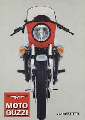 Moto Guzzi 850 Le Mans Prospekt ca. 1976