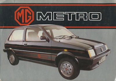 MG Metro brochure 8.1983