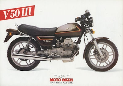 Moto Guzzi V 50 III Prospekt 11.1984