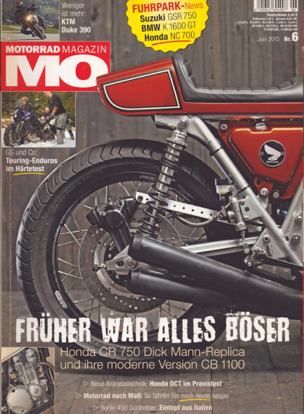 MO Motorrad Magazin 2013 Heft 6