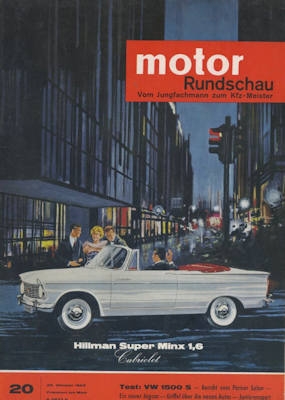 Motor Rundschau 1963 Heft 20