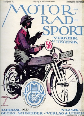 Motorrad Sport Verkehr und Technik 1927 No. 49