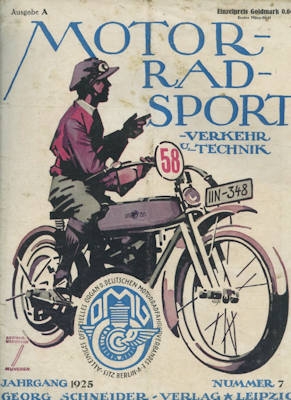 Motorrad Sport Verkehr und Technik 1925 No. 7