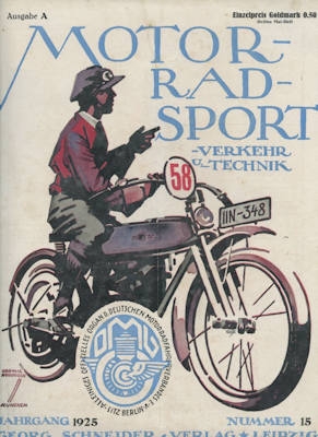 Motorrad Sport Verkehr und Technik 1925 No. 15