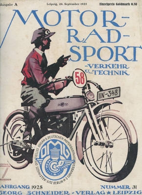 Motorrad Sport Verkehr und Technik 1925 No. 31