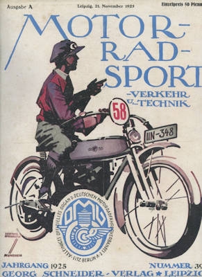 Motorrad Sport Verkehr und Technik 1925 No. 39