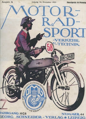 Motorrad Sport Verkehr und Technik 1925 Heft 44