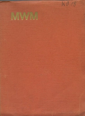 MWM Klein Diesel Motor KD 18 Bedienungsanleitung 1930er Jahre