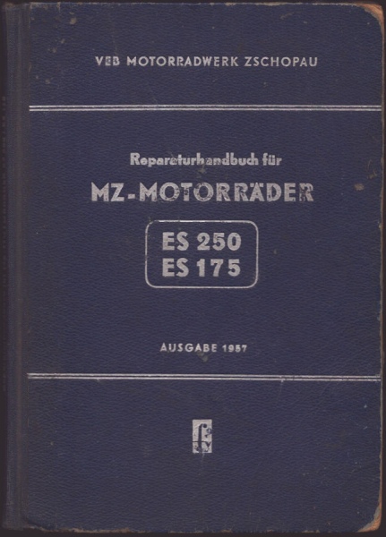 MZ ES 175 250 Reparaturanleitung 1957