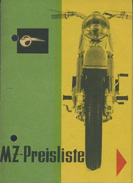 MZ Preisliste 1960