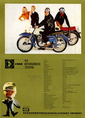 MZ ES 150/1 Prospekt 1968