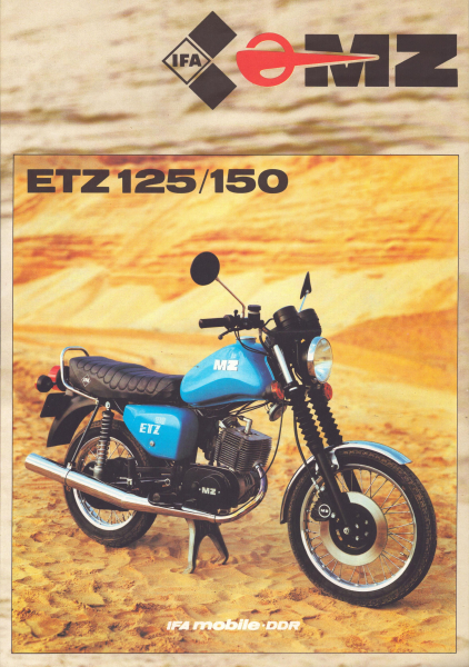 MZ ETZ 125/150 Prospekt 1986