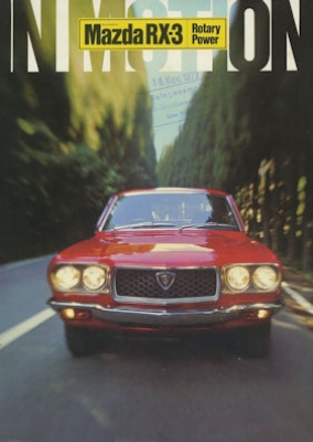 Mazda RX 3 Wankel Motor Prospekt 1972