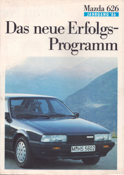 Mazda 626 Prospekt 1986