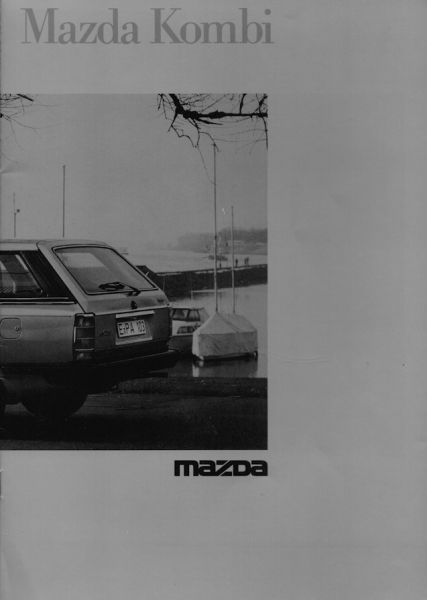 Mazda 323 929 Kombi Prospekt 8.1985