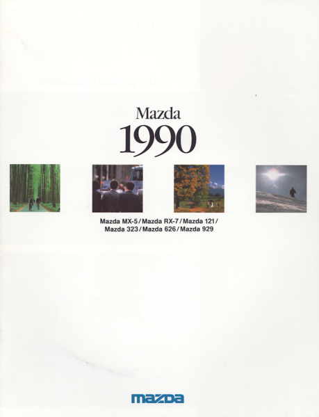 Mazda Programm der Schweiz 1990