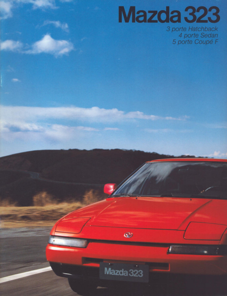 Mazda 323 Prospekt der Schweiz 1991