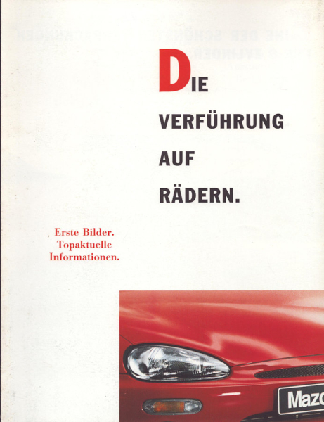Mazda MX-3 Prospekt 3.1991