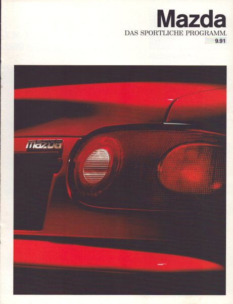 Mazda Sportliches Programm 9.1991