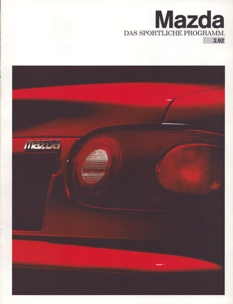 Mazda Sportliches Programm 2.1992