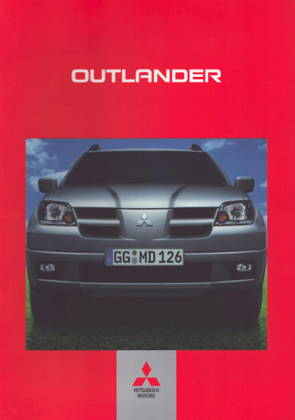 Mitsubishi Outlander Prospekt 4.2003