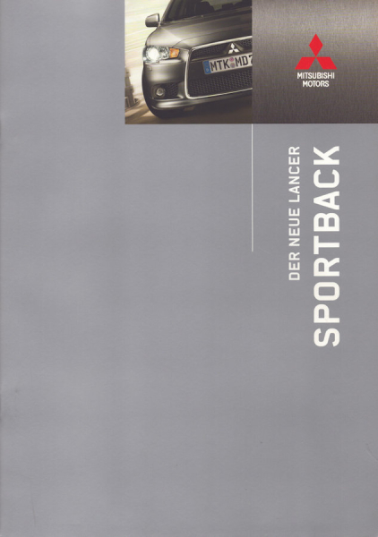 Mitsubishi Lancer Sportback Prospekt 10.2008