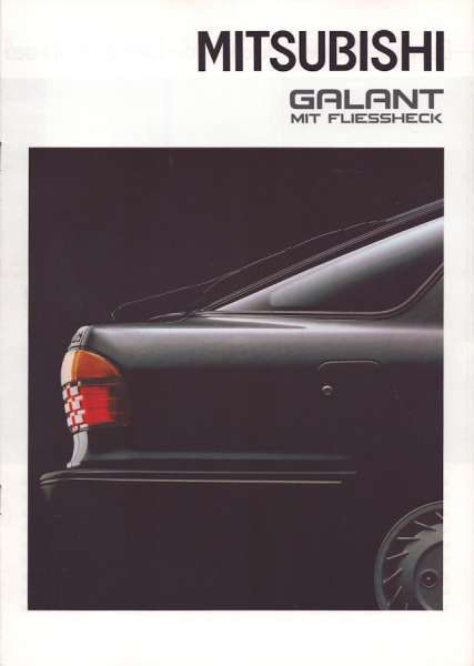 Mitsubishi Galant Fliessheck Prospekt 1.1990