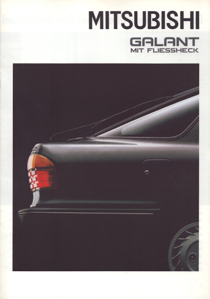 Mitsubishi Galant Fliessheck Prospekt 6.1990