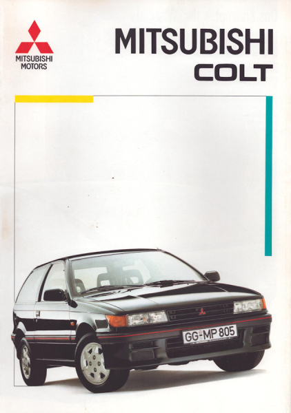Mitsubishi Colt Prospekt 3.1991