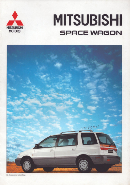 Mitsubishi Space Wagon Prospekt 10.1991