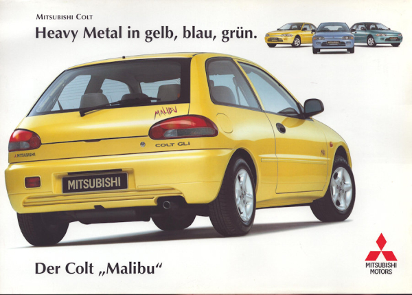 Mitsubishi Colt Malibu Prospekt 11.1994