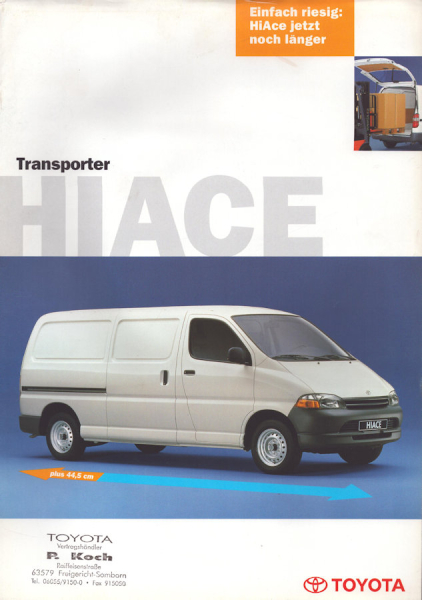 Mitsubishi Hiace Prospekt 4.1997