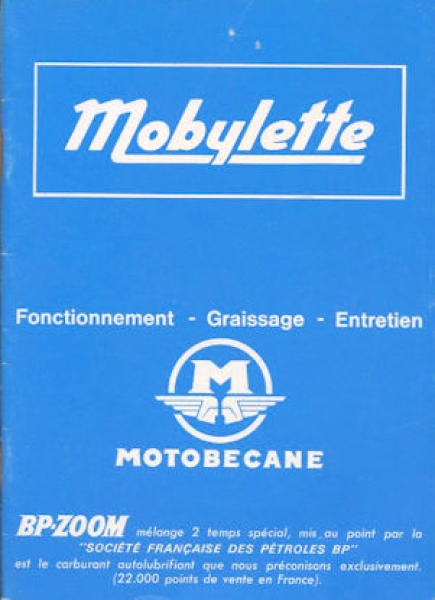 Mobylette Bedienungsanleitung 1973