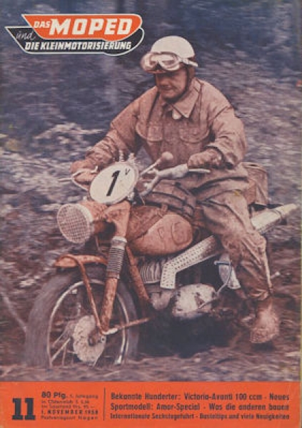 Moped und die Kleinmotorisierung 1958 Heft 11