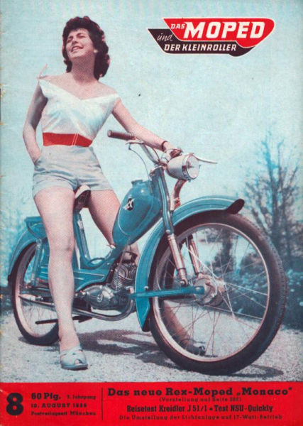 Moped und der Kleinroller 1956 Heft 8