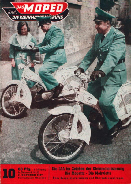 Moped und die Kleinmotorisierung 1957 Heft 10