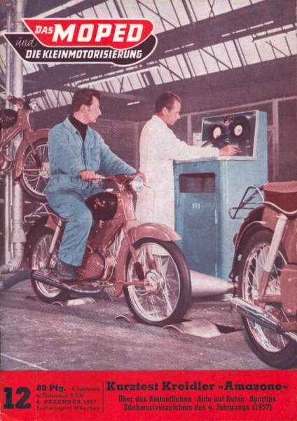 Moped und die Kleinmotorisierung 1957 Heft 12
