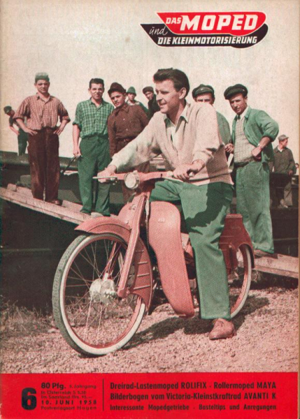 Moped und die Kleinmotorisierung 1958 Heft 6