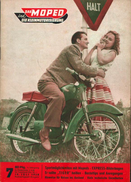 Moped und die Kleinmotorisierung 1958 Heft 7