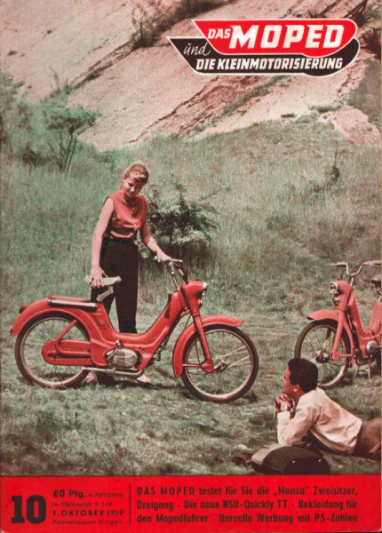 Moped und die Kleinmotorisierung 1959 Heft 10