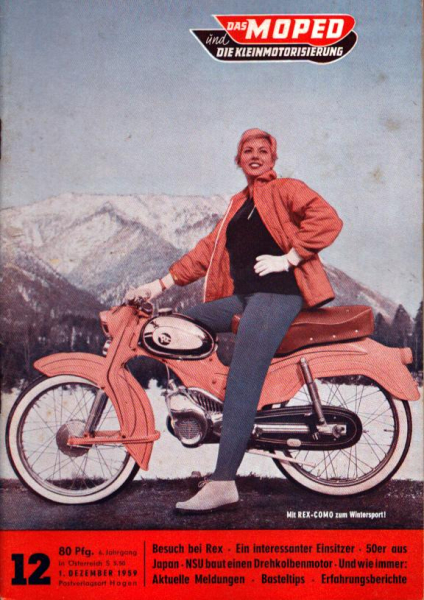 Moped und die Kleinmotorisierung 1959 Heft 12