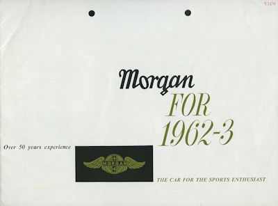 Morgan program 1962/63